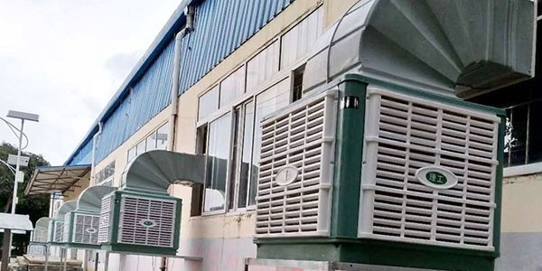 注塑車間廠房怎么降溫——用[ZLG理工]冷風機效果顯著