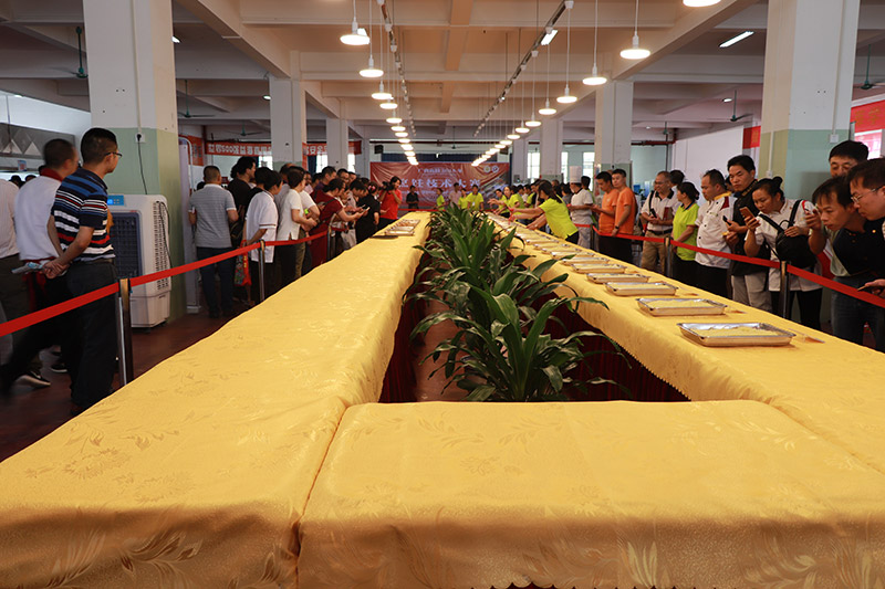 廣西高校2018年烹飪技術大賽現場