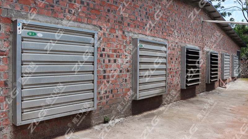 那馬鎮養豬場安裝理工水簾負壓風機水簾降溫