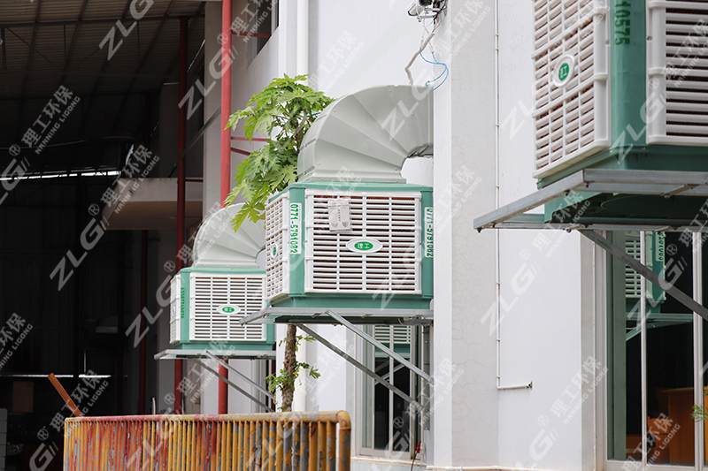 冷風(fēng)機(jī)車間安裝案例5