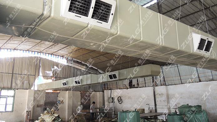 理工環保空調為南寧某塑料廠通風降溫