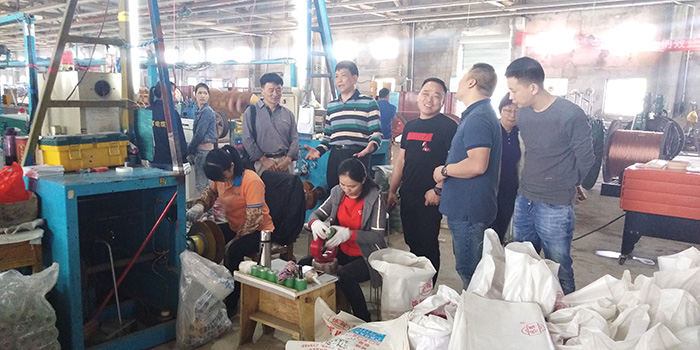 理工公司參觀僑光生產現場