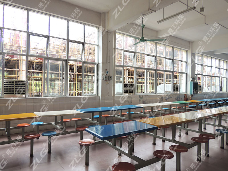 食堂安裝理工冷風機