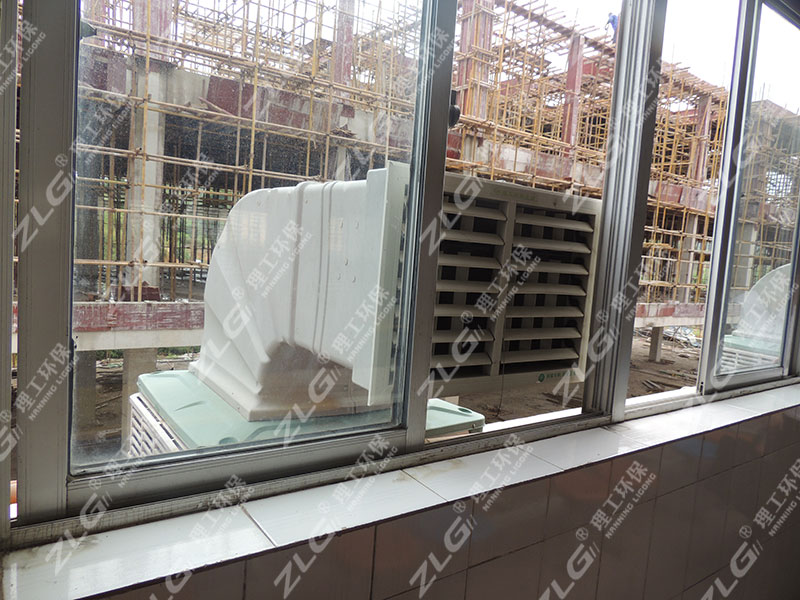 食堂冷風機安裝案例