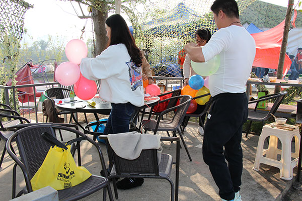 踩氣球賽前準(zhǔn)備工作